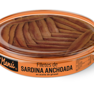 Sardina Filete Aceite Menu 6x570gr — CONSERVAS Y SALAZONES · Congelados Guerrero Málaga