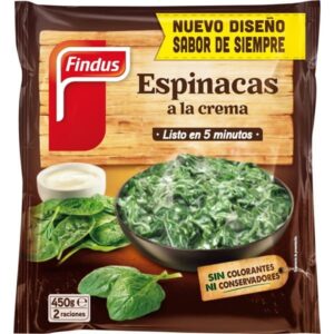 Espinaca Crema FD 12x450grs — PRECOCINADOS · Congelados Guerrero Málaga