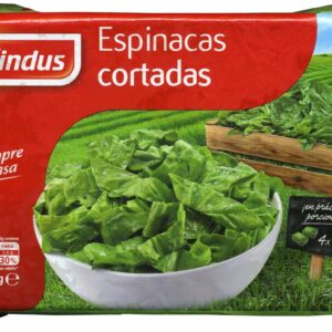 Espinaca Cortada FD 16x400grs — VERDURAS Y SALTEADOS · Congelados Guerrero Málaga
