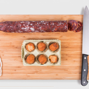 Croqueta Huevos/chorizo 500grs — PRECOCINADOS · Congelados Guerrero Málaga