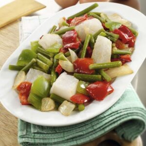 Revuelto Bacalao FD 1kg — VERDURAS Y SALTEADOS · Congelados Guerrero Málaga
