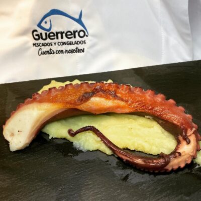 receta de pulpo a la plancha con pure