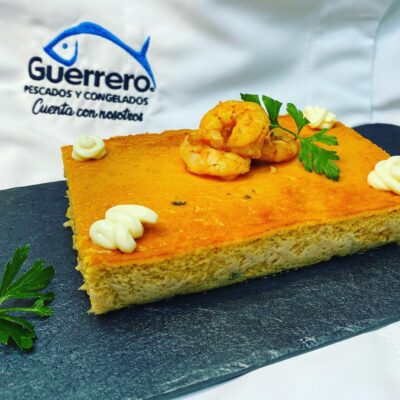 receta de pastelitos de bacalao y langostinos