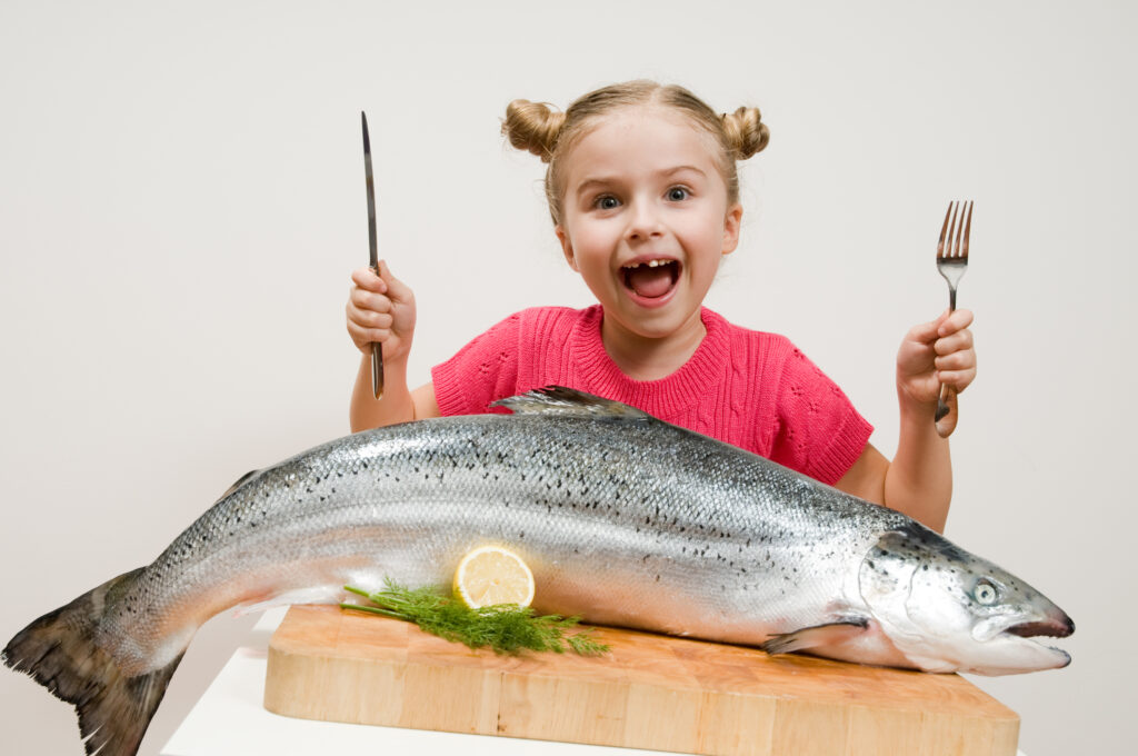 Importancia de consumir pescado para los niños