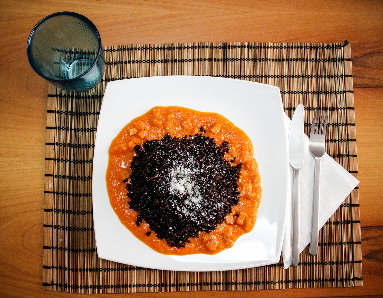 risotto negro con tinta de calamar