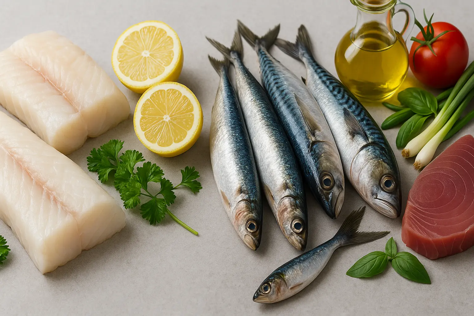 Pescados blancos vs. azules: diferencias nutricionales y usos culinarios