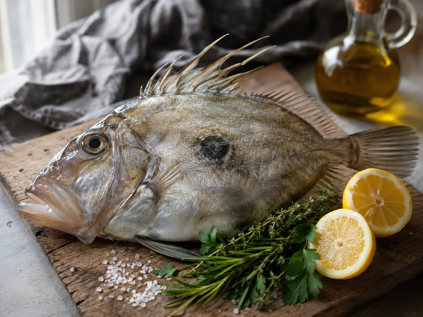 Gallo San Pedro (Zeus faber): qué es, propiedades, recetas y cómo cocinarlo en Málaga