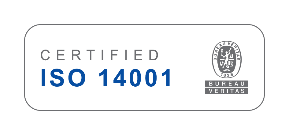 Sello Bureau Veritas ISO 14001 — ver certificado
