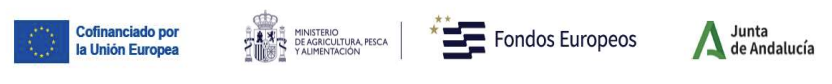 Cofinanciado por la Unión Europea, Ministerio de Agricultura, Pesca y Alimentación, Fondos Europeos y Junta de Andalucía